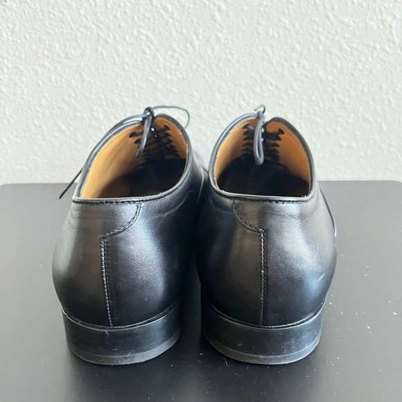 Giorgio Armani Men\'s Black Lace-Up Leather Dress Shoes Size 10.5 main image 9